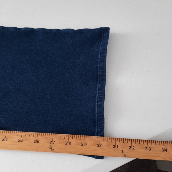 Betabrand Boot Cut 4-Pocket Yoga Denim Pull On Jeans size Large - Picture 13 of 14